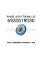 Bagaj Kapağı Accent 2011 Sonrası Blue Kilit Delikli Oem No:692001r030