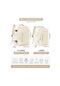 Su Geçirmez Seyahat Sırt Çantası Kabin Çantası 40x20x25 Ryanair Çanta, Kolej Beige Large Beige
