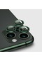 Noktaks - iPhone Uyumlu 11 Pro - Kamera Lens Koruyucu Cl-02 - Yeşil