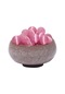 Takı Yapımı İçin Doğal Taş Boncuk, Pembe Beyaz Aytaşı, Kedi Gözü, Pürüzsüz Pink 4mm 45pcs