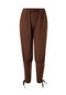Mengtuo Erkek Yazlık Bağcıklı İnce Rahat Pantolon - Kahverengi