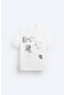 The Champ Clothing Art Work Baskılı Oversize Beyaz Erkek T-shirt Beyaz