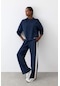 Defacto Defactofit Wide Leg Geniş Paça Standart Boy Modal Sporcu Eşofman Altı E8956ax25aunv165 Lacivert