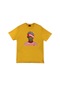 Unisex Sarı Astraworld Travis Scott Baskılı T-shirt SARI Sarı