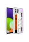 Kilifone - Samsung Uyumlu Galaxy M22 - Kılıf Kenarlı Renkli Desenli Elegans Silikon Kapak - No1
