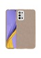 Noktaks - Samsung Galaxy Uyumlu Galaxy A03s - Kılıf Simli Koruyucu Shining Silikon - Gold