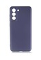 Ekılıf - Samsung Galaxy S21 Fe Uyumlu - Kılıf Mat Soft Premier Silikon Kapak - Lacivert