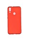 Noktaks - Casper Uyumlu Casper Via A4 - Kılıf Mat Renkli Esnek Premier Silikon Kapak - Kırmızı