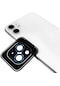 iPhone Uyumlu 12 Mini Uygulama Aparatlı Safir Lens Koruma Taşlı Parlak Renkli Kamera Koruyucu Cl-08 Cl-11 - Lacivert