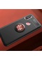 Mutcase - Xiaomi Uyumlu Mi A2 Lite - Kılıf Yüzüklü Auto Focus Ravel Karbon Silikon Kapak - Siyah-rose Gold