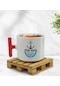 Bk Gift Kişiye Özel Tekne Marin Ve Denizcilik Tasarımlı Kırmızı T Kulplu Middle Kupa-7, Arkadaşa Hediye Kobitmeyencom33404 Bk Gift
