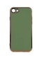 Kilifone - İphone Uyumlu İphone 8 - Kılıf Parlak Renkli Bark Silikon Kapak - Yeşil