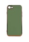 Kilifone - İphone Uyumlu İphone 8 - Kılıf Parlak Renkli Bark Silikon Kapak - Yeşil