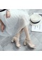 Kadın Modası Kalın Topuk Kalın Taban Çok Yönlü Sandalet Haki 5cm
