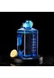 Mavi 2.2l İçme Şişesi Büyük Kapasiteli Mükemmel Kırılmaya Dayanıklı Bpa İçermeyen Kullanışlı Ekstra Büyük Spor İçme Şişesi Eğitim İçin