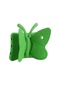Mutcase - İpad Uyumlu İpad Mini 4 - Kılıf Kelebek Figürlü Stand Olabilen Çocuklar İçin Koruyucu Tablet Kılıfı - Yeşil