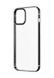 Tecno - İphone Uyumlu İphone 13 - Kılıf Arkası Şeffaf Kenarları Renkli Sert Sun Kapak - Siyah