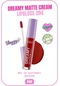Callista Dreamy Matte Cream Mat Görünümlü Lipgloss 204 Hot Girl Check - Kırmızı