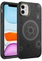 iPhone Uyumlu 11 Kılıf Lopard Wireless Şarj Özellikli Desenli Hot Kapak - Siyah