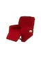 Kırmızı 4 Adet  Elastik Uzanmış Sandalye Kapak Koruma Tembel Çocuk Relax Koltuk Örtüsü