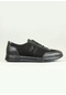 Pabucchi Econ 0940 Hakiki Deri Günlük Ayakkabı Erkek-10992-siyah Suede