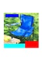 Xiaoqityh- Kamp Portatif Masa Ve Sandalye Dış Mekan Katlanır Sandalye Kamp Ekipmanları Koltuk Hafif Balıkçılık Katlanır Tabure Plaj Sandalyesi-açık Mavi