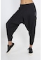 Maraton Sportswear Comfort Kadın Lastik Paça Basic Siyah Pantolon 21093-siyah