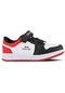 Slazenger Prınce I Unisex Çocuk Sneaker Ayakkabı Beyaz - Siyah - Kırmızı