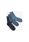 Koton 3'lü Soket Çorap Seti Çok Renkli Mavi 4sak80202aa 4SAK80202AA624