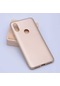 Kilifone - Xiaomi Uyumlu Mi 8 - Kılıf Mat Renkli Esnek Premier Silikon Kapak - Gold