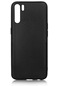 Kilifone - Oppo Uyumlu Reno 3 - Kılıf Mat Renkli Esnek Premier Silikon Kapak - Siyah