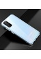 Kilifone - Samsung Uyumlu Galaxy A91 S10 Lite - Kılıf Kenar Köşe Korumalı Nitro Anti Shock Silikon - Renksiz