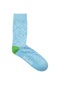 Jack & Jones Logolu ve Çizgili Tekli Çorap - Nico 12256404 Splish Splash