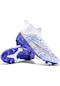 Yüksek Top Erkek Futbol Ayakkabısı Çim - Mavi