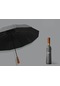 Ydp-oi Gri Tam Otomatik Katlanır Masif Ahşap Şemsiye Erkek Üst Düzey Şemsiye