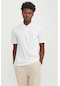 Jack & Jones Erkek Polo Yaka T Shirt 12249324 Beyaz