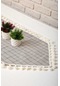 90x30 Püsküllü Runner,r-34k Gri