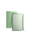 Mutcase - İpad Uyumlu İpad 10.2 8.nesil - Kılıf Kalem Bölmeli Stand Olabilen Origami Tri Folding Tablet Kılıfı - Açık Yeşil