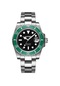 Addıes Sıcak Satış Erkekler Quartz Saat Spor Erkek Saatler Top Marka Lüks 30 M Steel Black Green Altın