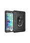 Mutcase - İpad Uyumlu İpad Mini 4 - Kılıf Çift Katman Koruyucu Vega Tablet Arka Kapak - Siyah