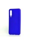 Noktaks - Xiaomi Uyumlu Xiaomi Mi 9 Se - Kılıf Mat Renkli Esnek Premier Silikon Kapak - Saks Mavi
