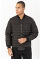Maraton Sportswear Regular Erkek Hakim Yaka Takma Kol Outdoor Siyah Mont 21741-siyah Siyah