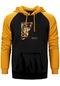 Moonspell Lusitanian Metal Sarı Renk Reglan Kol Kapşonlu Sweatshirt Sarı