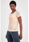 Maraton Active Slimfit Kadın Bisiklet Yaka Kısa Kol Fitness Mercan T-Shirt 18516-Mercan