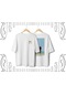 Hu-melt Serisi No:2 T-shirt - Beyaz