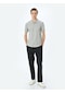 Koton Slim Fit Kısa Kollu Pamuklu Polo Yaka Tişört Gri 5sam10015mk Gri