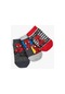 Koton 3'lü Spiderman Lisanslı Çorap Seti Gri 4skb80013aa