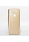Noktaks - Huawei Honor 8a Uyumlu - Kılıf Mat Soft Premier Silikon Kapak - Gold