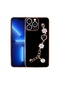 Noktaks - iPhone Uyumlu 14 Pro Max - Kılıf El Tutamaçlı Kamera Korumalı Taka Silikon Kapak - Siyah
