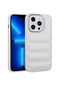 Noktaks - iPhone Uyumlu 12 Pro - Kılıf Kamera Korumalı Parlak Galya Kapak - Beyaz
